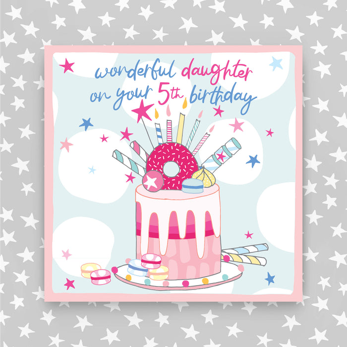 5th Birthday Greeting Card - Daughter (NPH67)