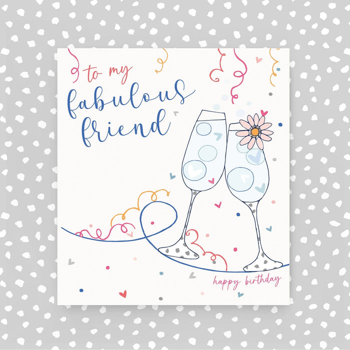 To my Fabulous Friend card - Glasses (A75)