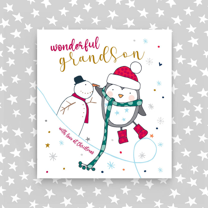 Christmas Card - Wonderful Grandson (CA07)