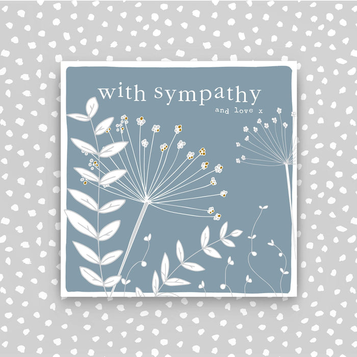 With Sympathy and love card (CB60)