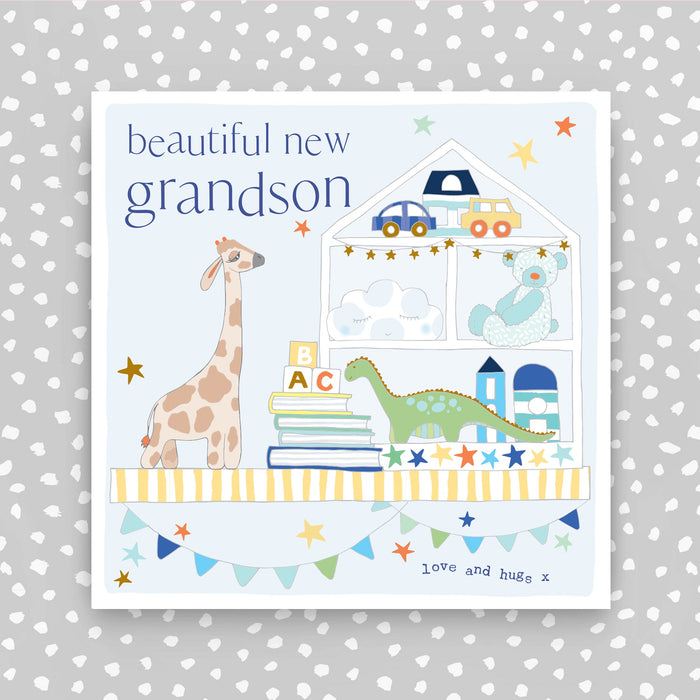 New Baby Grandson Card (FB205)