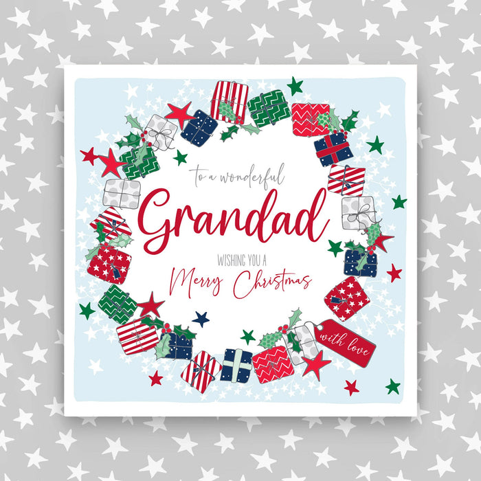 Grandad - Wreath Christmas Card (G10)