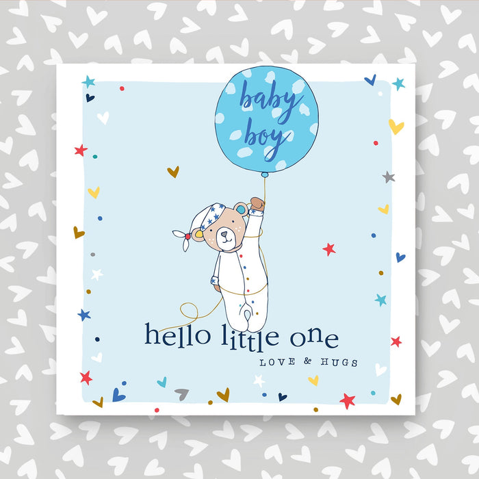 Hello Little One Baby Boy Card (GC01)