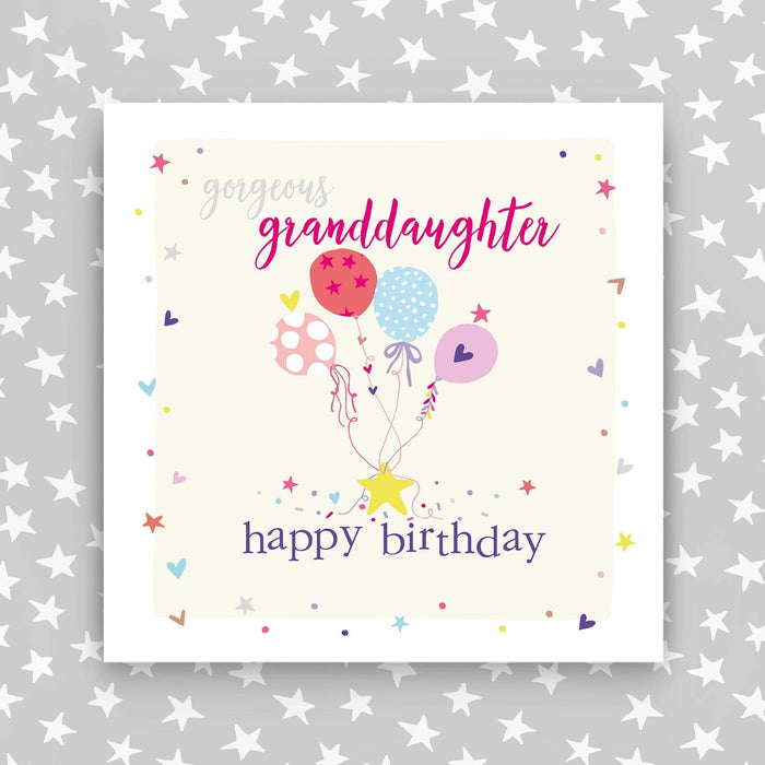 Gorgeous Granddaughter card - Happy Birthday (GC29)