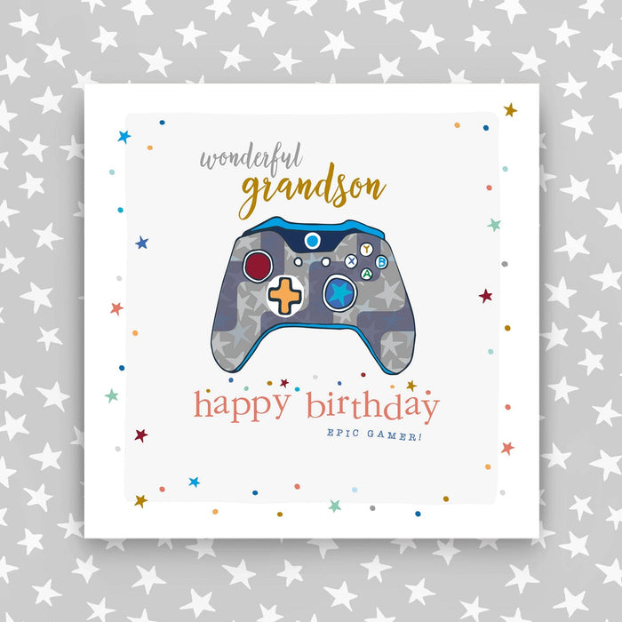 Wonderful Grandson - Happy Birthday card  (GC39)