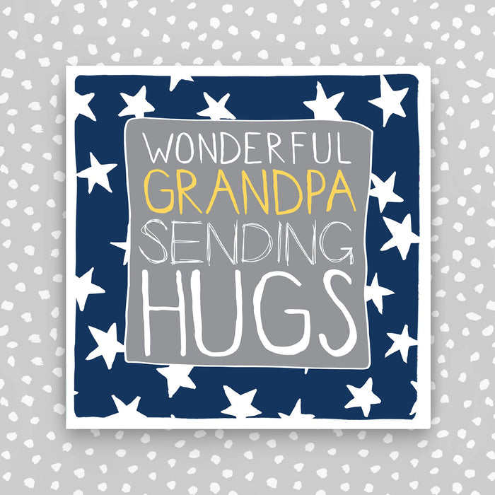 Sending Hugs Grandpa Card (IR136)