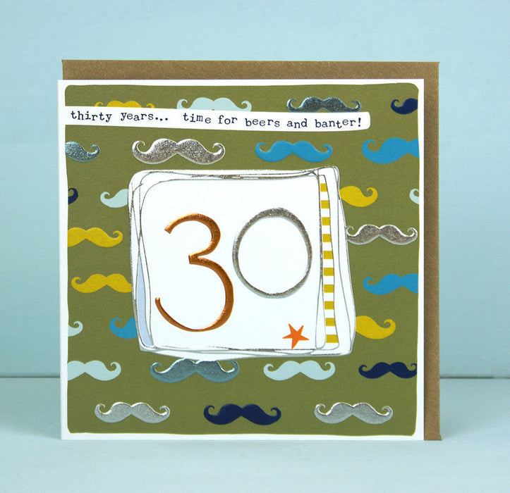 Male 30th Birthday Card (LF06)
