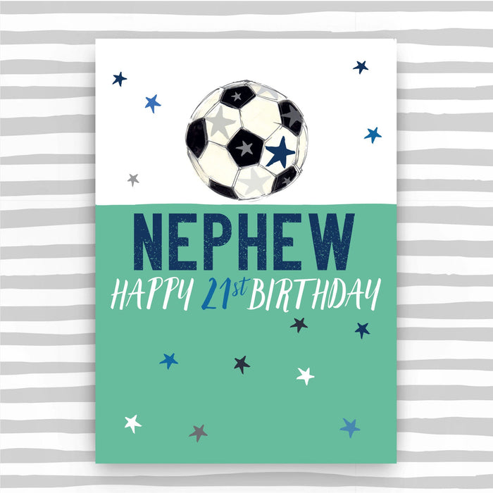 Nephew 21st Birthday Card (NSS25)