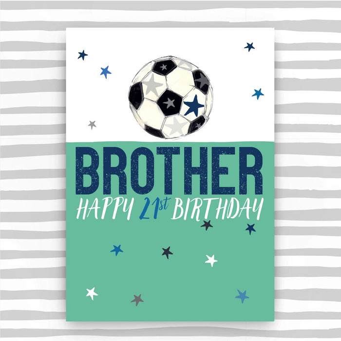 Brother 21st Birthday Card (NSS32)