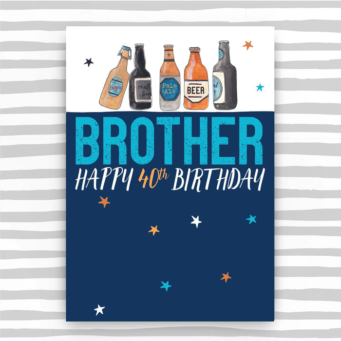 Brother 40th Birthday Card (NSS37)
