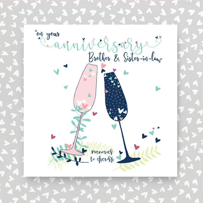 Brother and Sister-in-law Anniversary card (NTJ134)