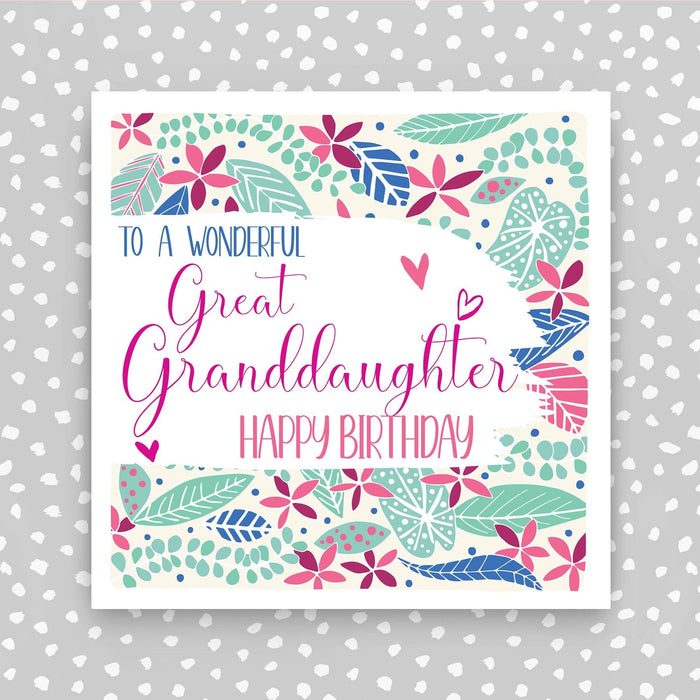 Great Granddaughter Birthday Card (PBS06)