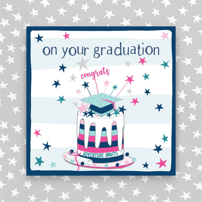 On Your Graduation - Pink Greeting Card   (PH55)