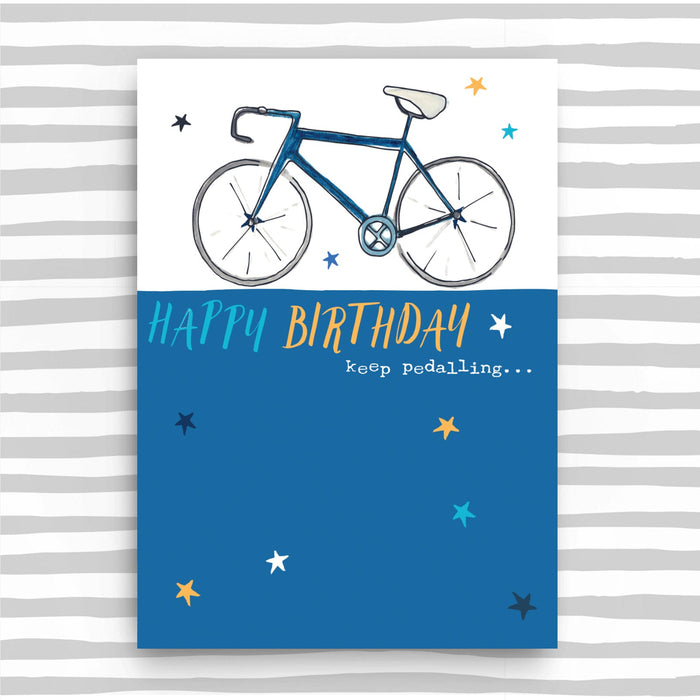 Happy Birthday - cycling card (SS10)