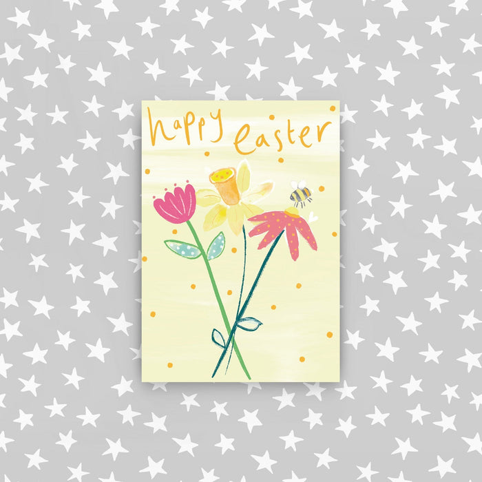 Happy Easter 5 Card Pack - Flowers (SUNP03)