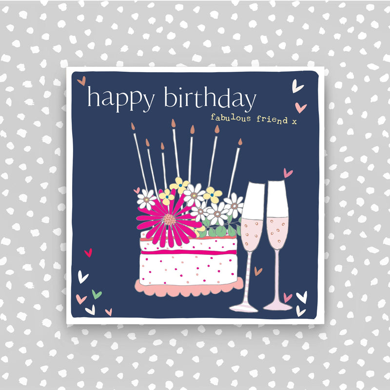 Happy Birthday Fabulous Friend Greeting Card (CB246)