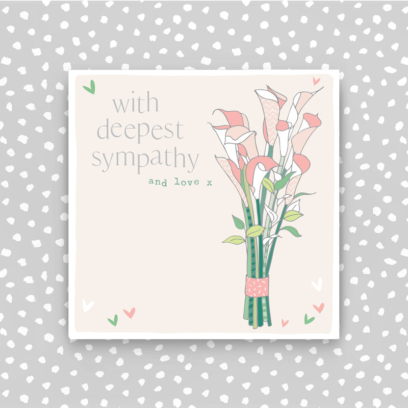 with deepest sympathy and love Greeting Card (CB258)