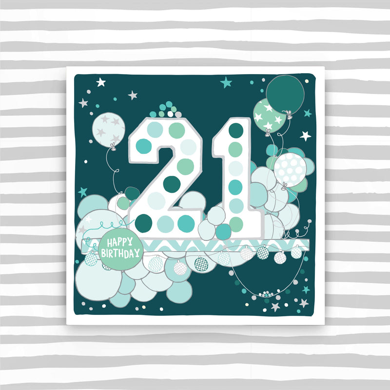 CB264 - 21st Male Birthday Card