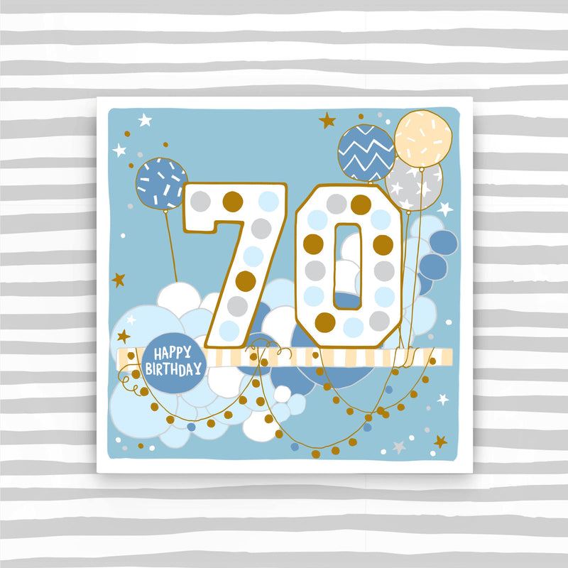 CB269 - 70th Male Birthday Card
