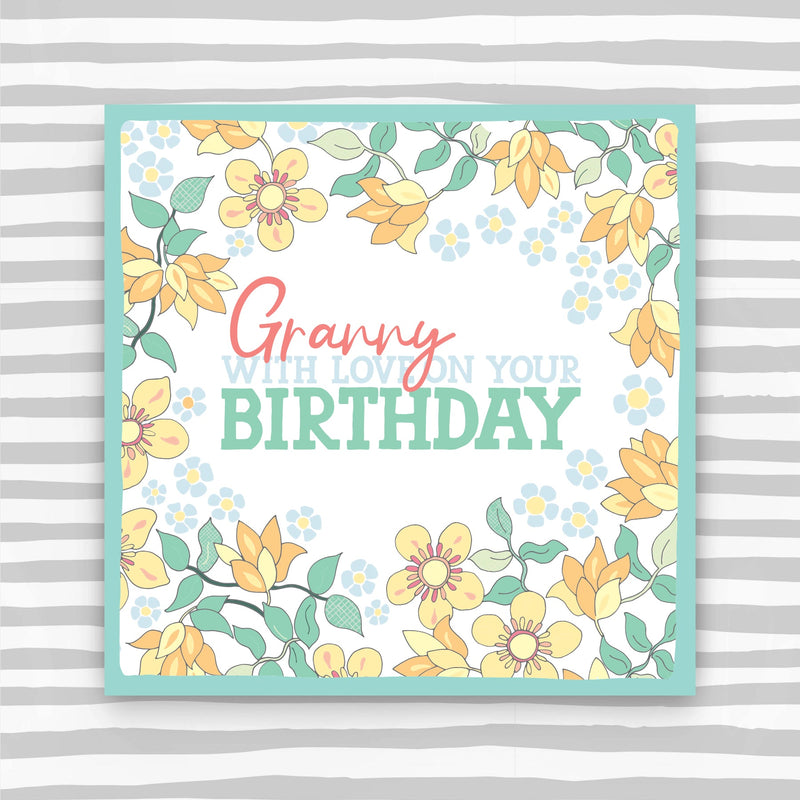 Granny with love on your Birthday Card (CK48)