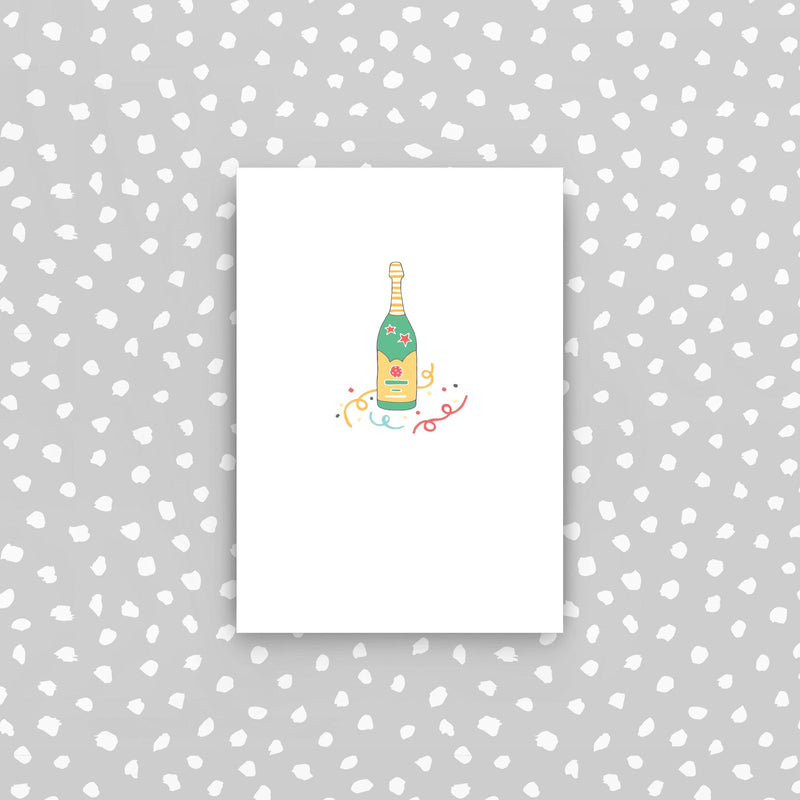 D18 - Champagne mini card