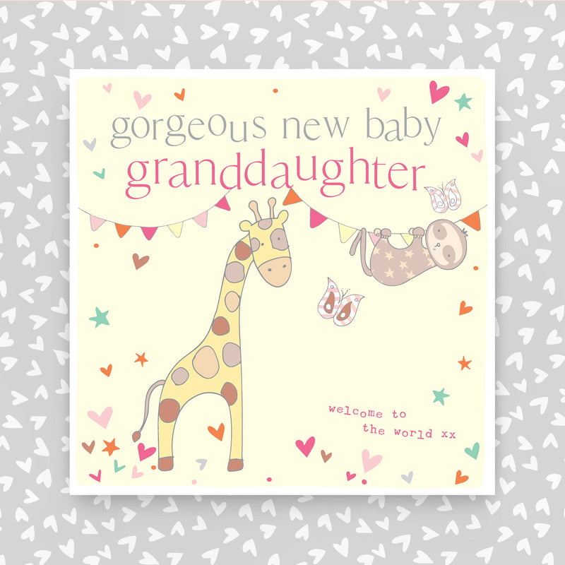 New Baby Granddaughter Greeting Card (FB256)