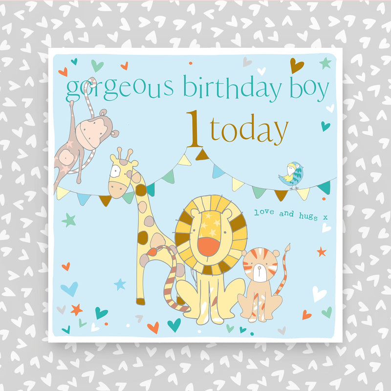 Gorgeous Birthday Boy 1 Today Greeting Card (FB257)