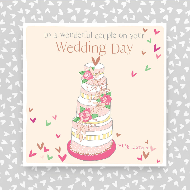 Wonderful Couple on you Wedding Day Greeting Card (FB260)