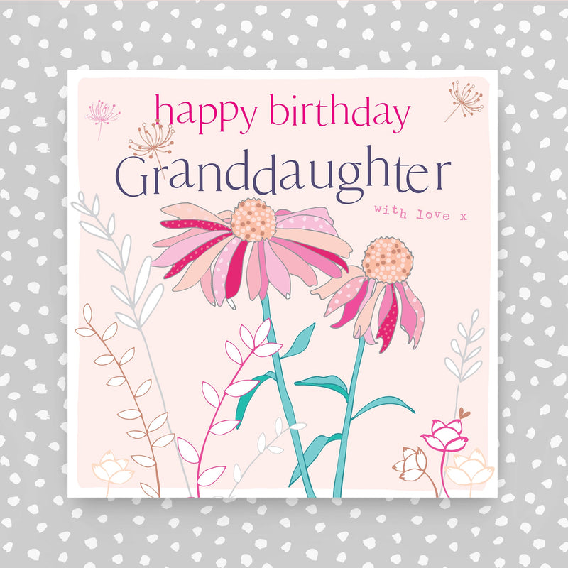 Happy Brithday Granddaughter with love Greeting Card (FB269)