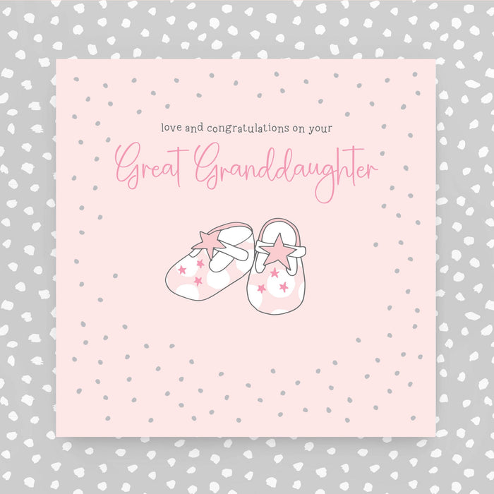 Congratulations on your new Great granddaughter greeting card (GR83)