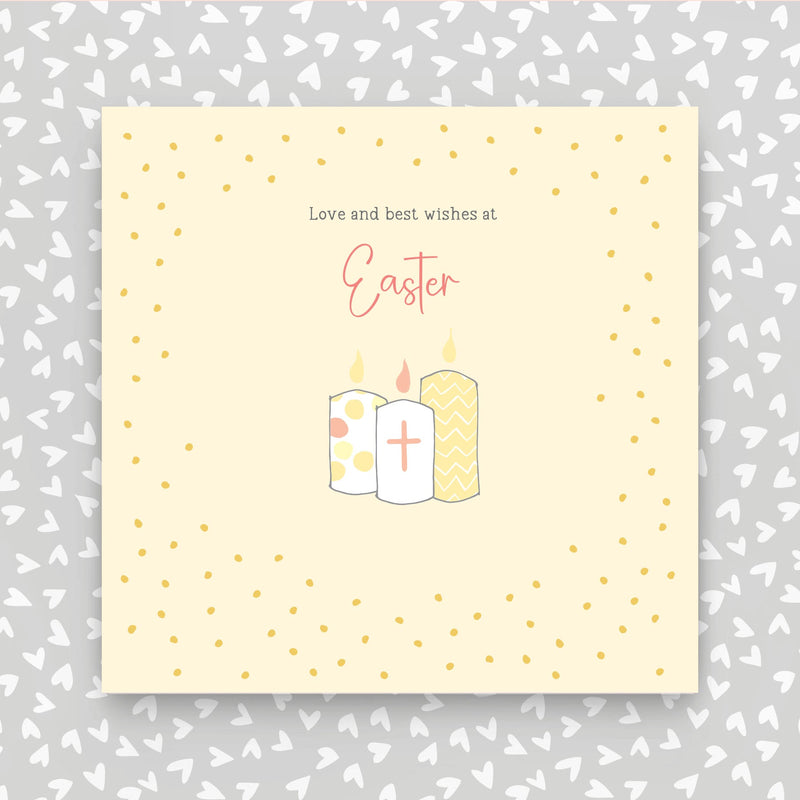 Love and best wishes at Easter - Candles (GR94)