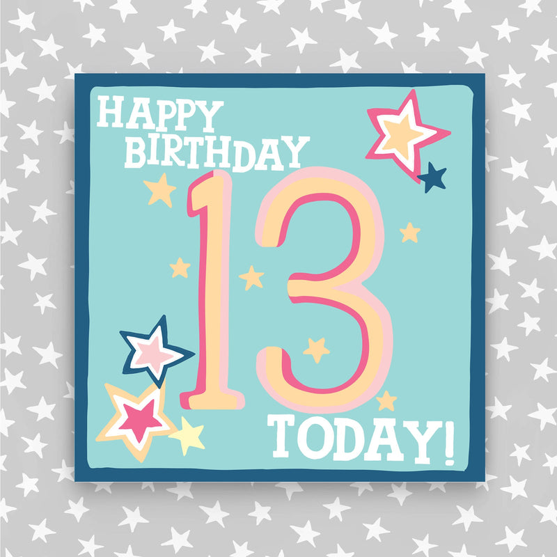 Girl Aged 13 Birthday Card (HH40)