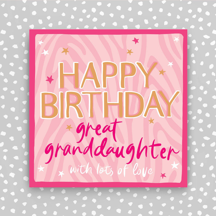 Happy Birthday Great-Granddaughter (HH95)