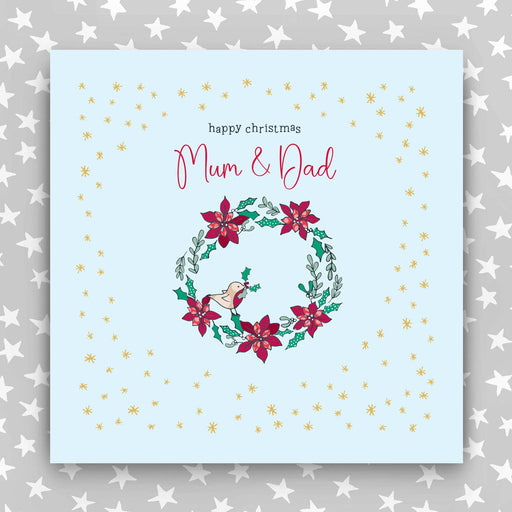 Happy Christmas Mum and Dad - Large greeting card (LGR01)