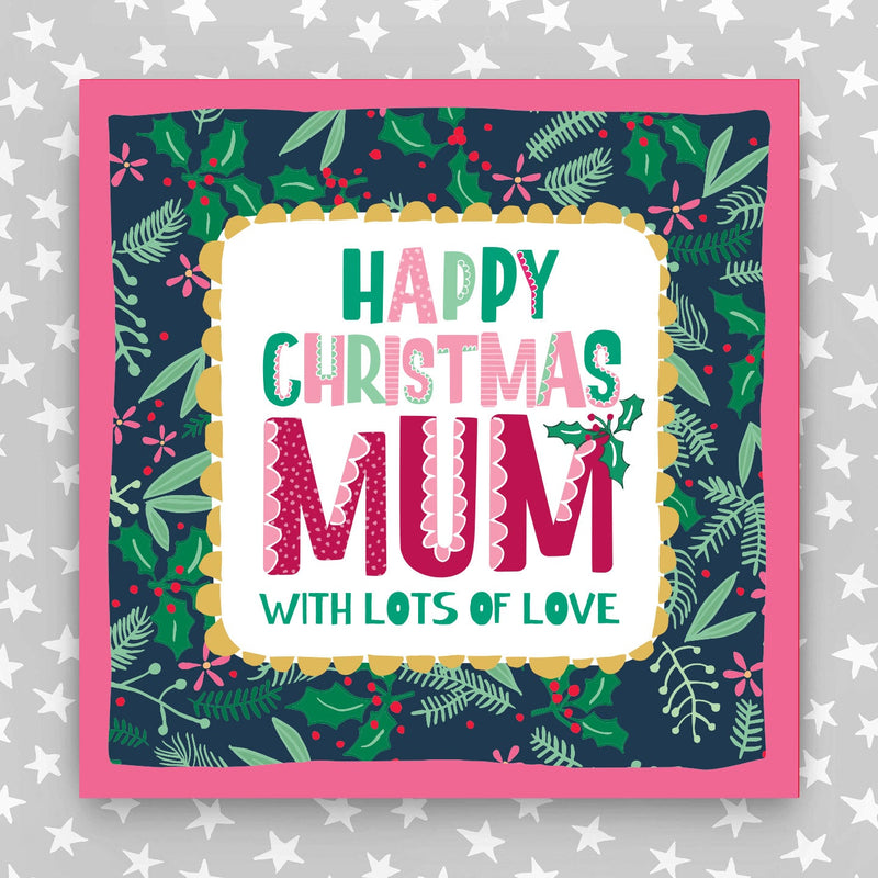 Happy Christmas Mum Large Christmas Card (LXTF02)