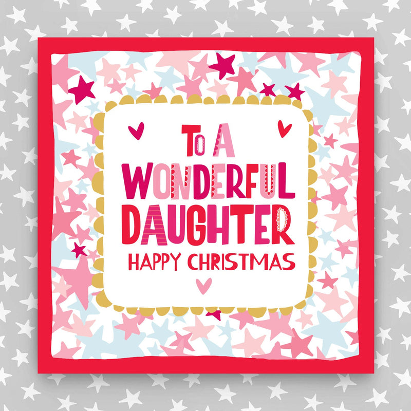 Large Christmas Card To a Wonderful Daughter (LXTF06)