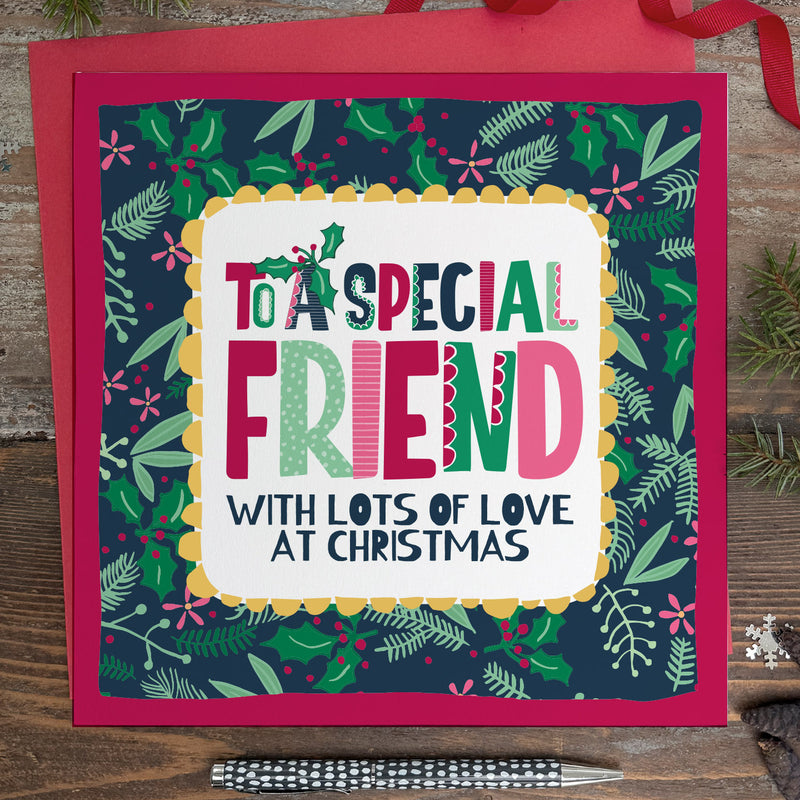 Large Christmas Card To a Special Friend (LXTF09)