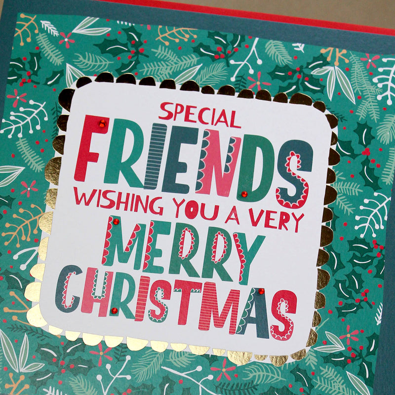 Large Christmas Card To a Special Friends (LXTF10)