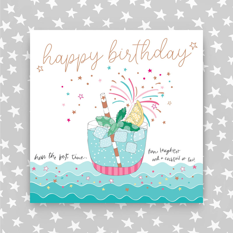 Happy Birthday Cocktail Greeting Card (MA08)