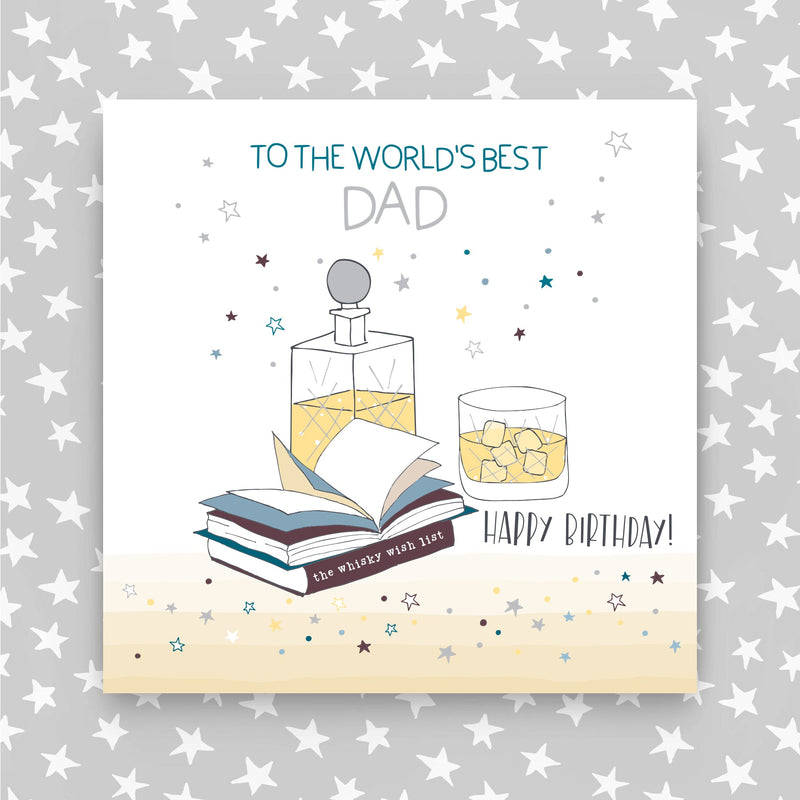 Dad Happy Birthday Whisky Greeting Card (MA34)