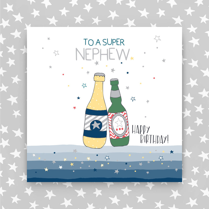Nephew Happy Birthday - Beers Greeting Card (MA42)