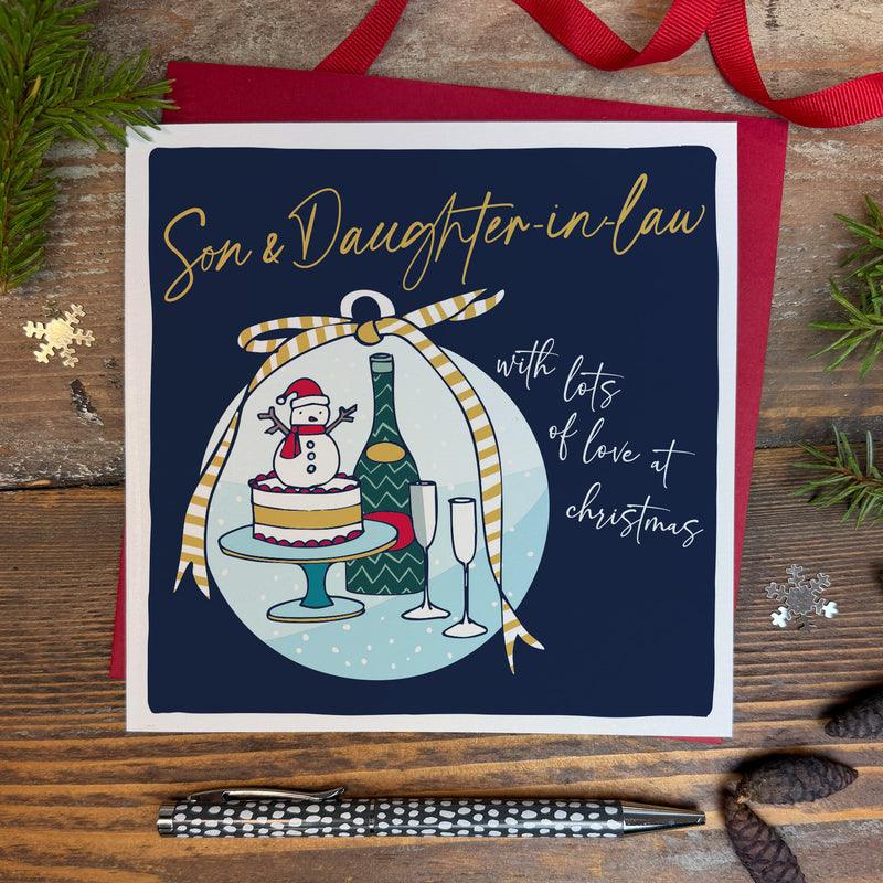 Son & Daughter in law - with lots of love at Christmas (MC09)
