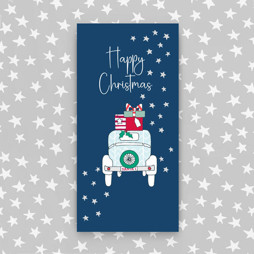 Money Wallet - Happy Christmas Vintage Car (MW30)