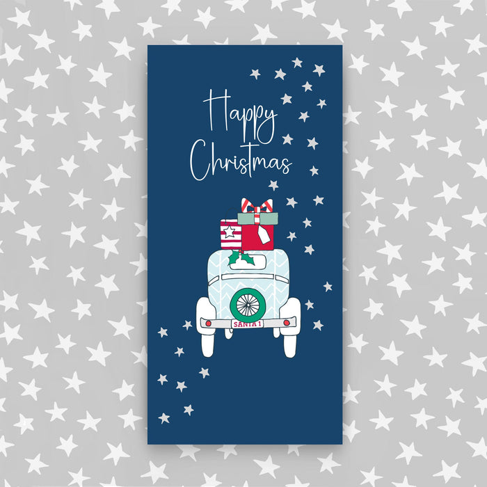 Money Wallet - Happy Christmas Vintage Car (MW30)