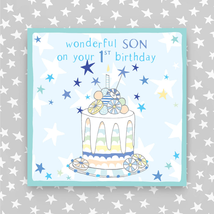 1st Birthday Greeting Card - Son (NPH01)