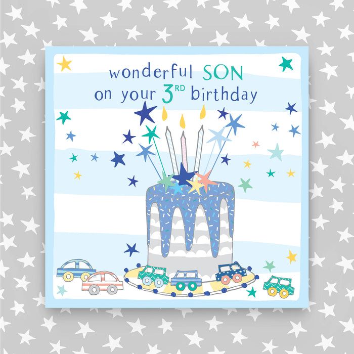 3rd Birthday Greeting Card - Son (NPH07)