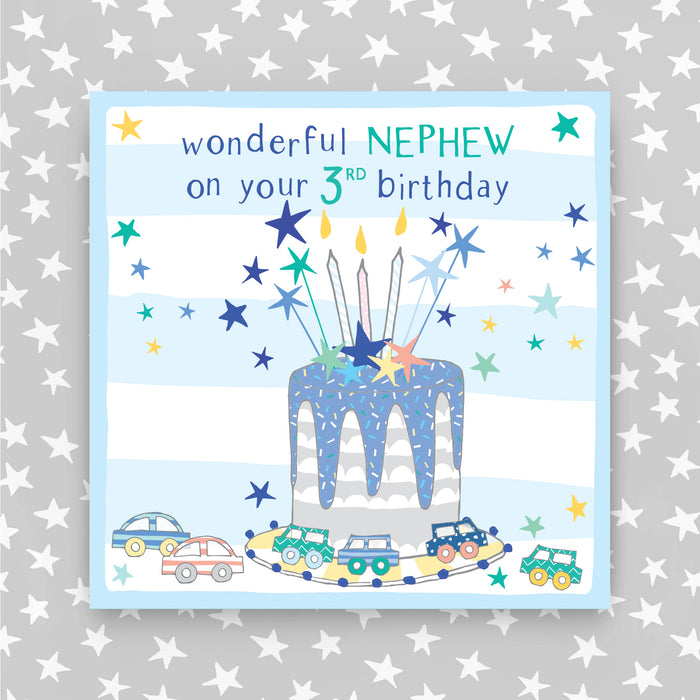 3rd Birthday Greeting Card - Nephew (NPH09)