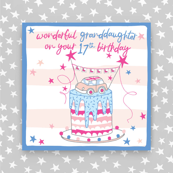17th Birthday Greeting Card - Granddaughter (NPH104)