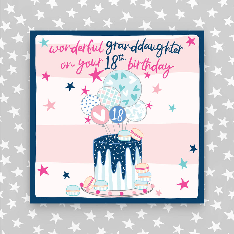 18th Birthday Greeting Card - Granddaughter (NPH107)