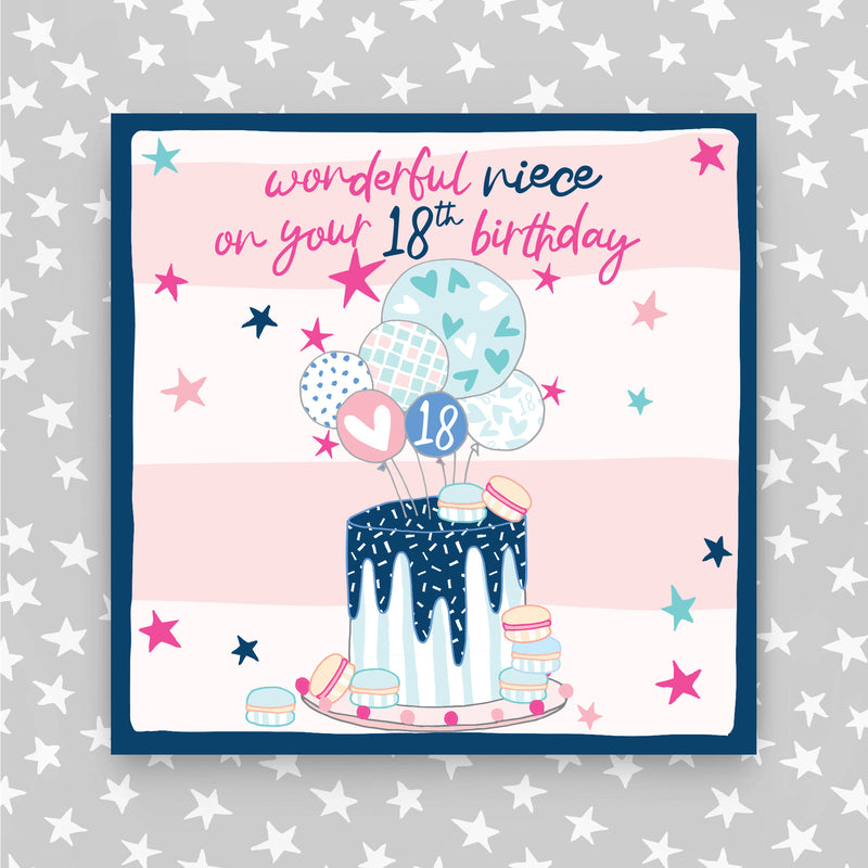 18th Birthday Greeting Card - Niece (NPH108)